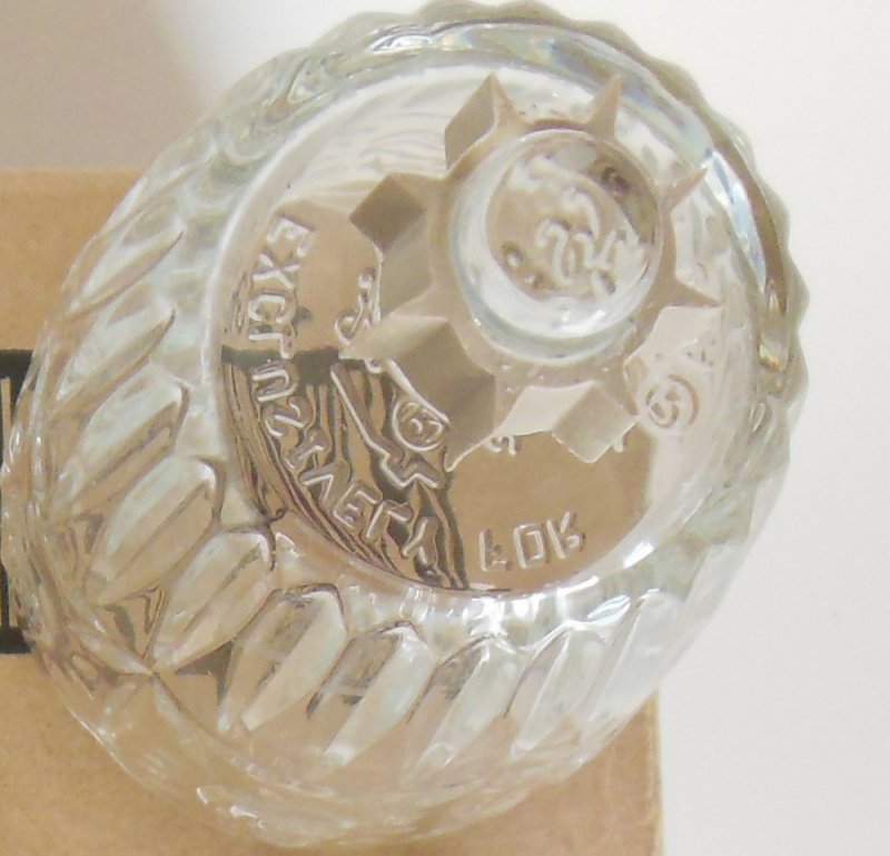 Image 4 of Home Interiors HOMCO Peg Votives Candle Holders Clear Glass Roses Grommets 11345