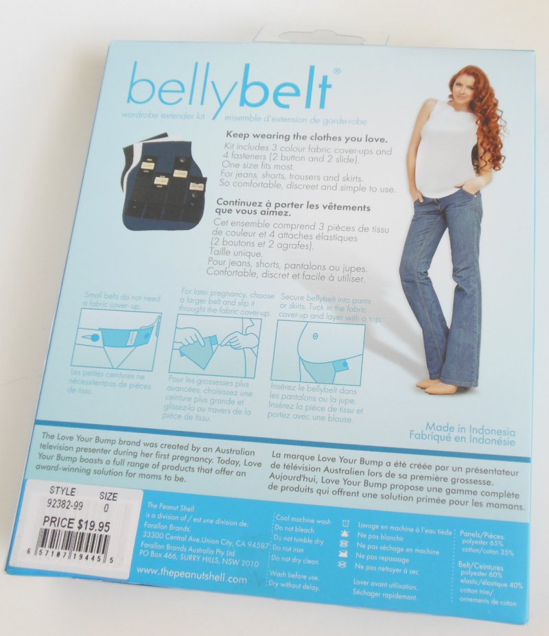 Image 1 of Belly Belt Kit Love Your Bump for Pregnant Moms Women Cover Ups Fasteners
