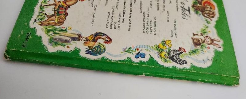 Image 5 of Tommy and Timmy Vintage Childrens Book Lion and Cubs Flocked Tell a Tale Book