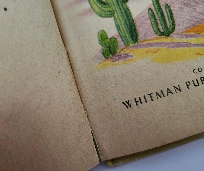 Image 4 of Hi Cowboy Vintage Childrens Book Whitman Tell a Tale Book Boy on Horse 1950