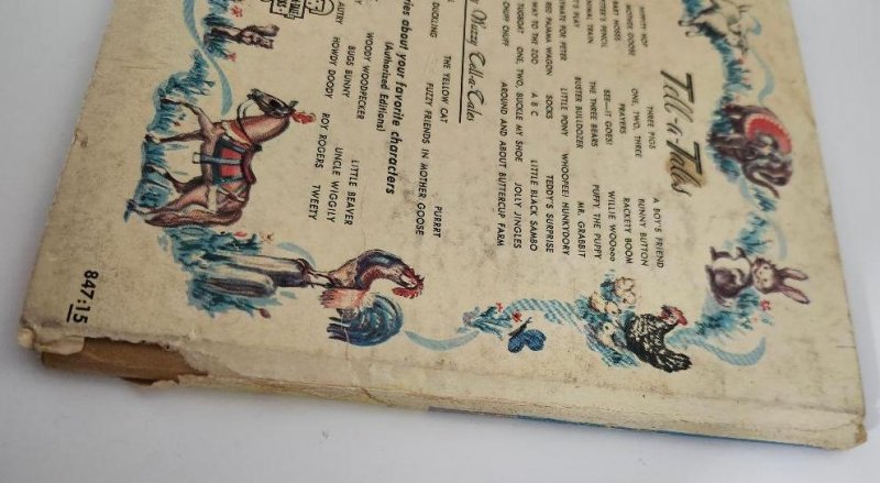 Image 6 of Hi Cowboy Vintage Childrens Book Whitman Tell a Tale Book Boy on Horse 1950