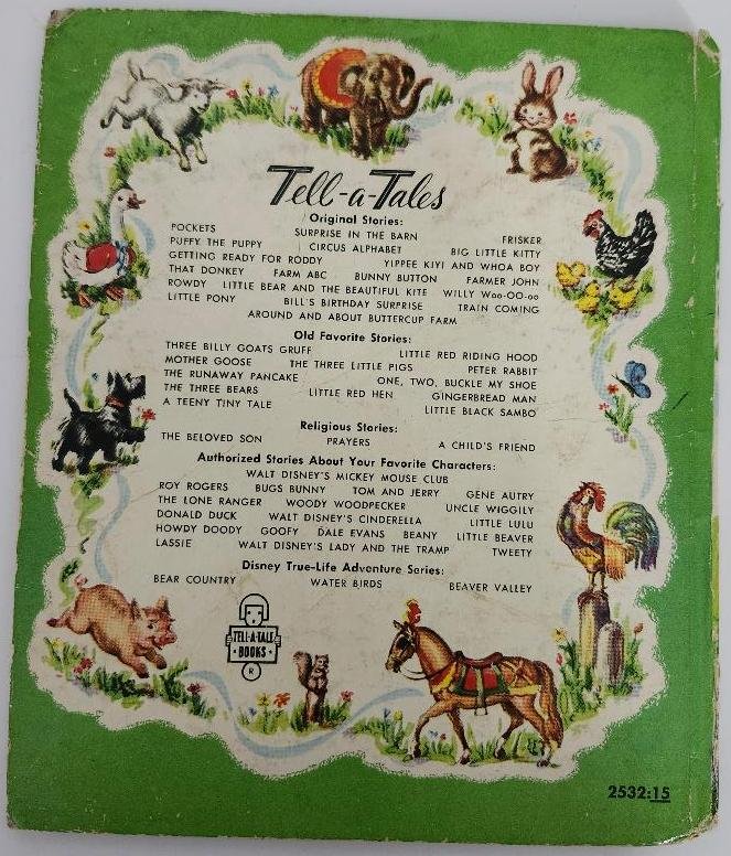 Image 3 of Little Bear and The Beautiful Kite Vintage Childrens Book Tell a Tale Book