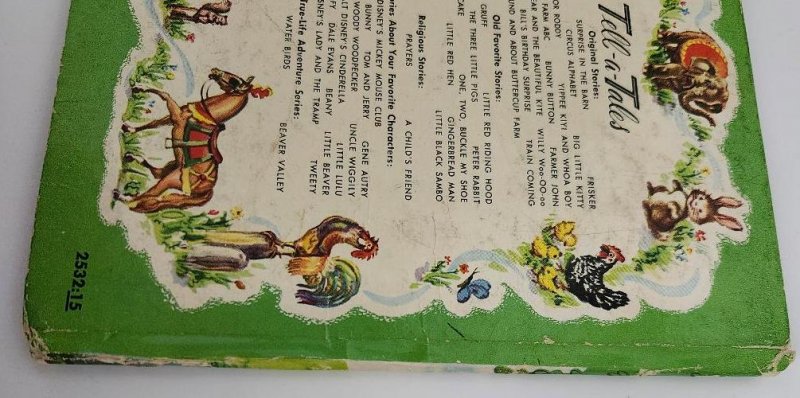 Image 4 of Little Bear and The Beautiful Kite Vintage Childrens Book Tell a Tale Book