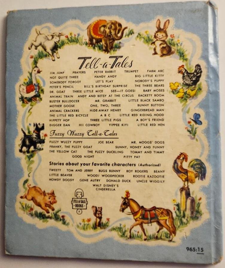 Image 3 of Farm ABC Tell a Tale Whitman Vintage Childrens Book Hardcover 1954 1950s