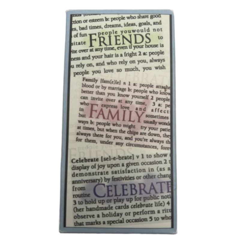 Wood Block Letter Stamps Collection Friends Family Celebrate Arts and Crafts