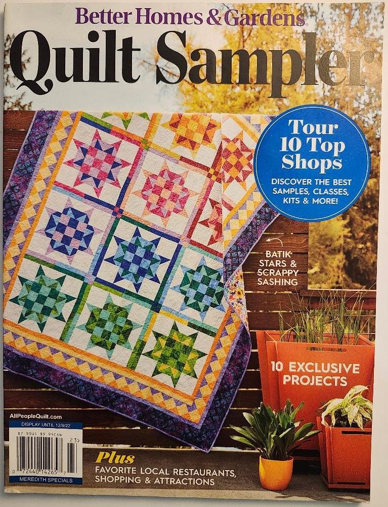 Better Homes & Gardens Quilt Sampler Magazine Fall Winter 2022 Projects
