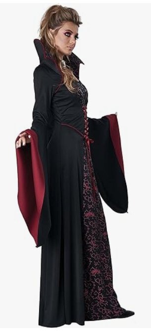 Image 1 of California Costumes Adult Womens Halloween Costume X Small 4 to 6 Royal Vampire