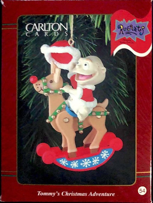 Image 0 of Carlton Cards Rug Rats Ornament Tommy's Christmas Adventure w/ Reindeer Horse