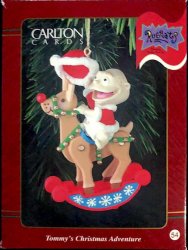 Carlton Cards Rug Rats Ornament Tommy's Christmas Adventure w/ Reindeer Horse