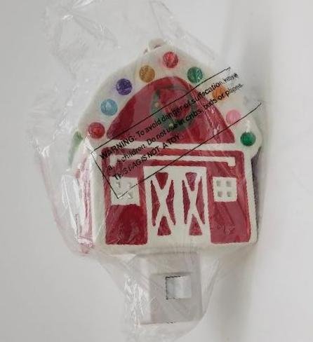 Image 6 of Mr. Christmas Barn or Gingerbread Decor Plug In Nite Light w/ On Off Switch