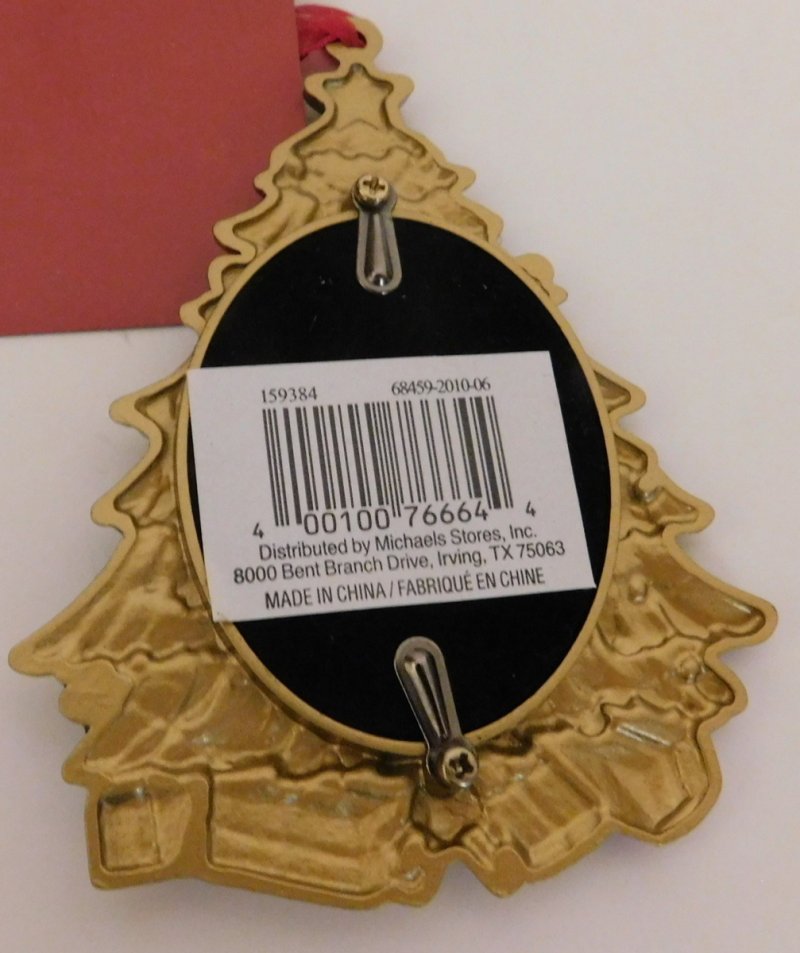 Image 2 of Jeweled Christmas Tree Photo Ornament by Studio Decor from Michaels Craft Store