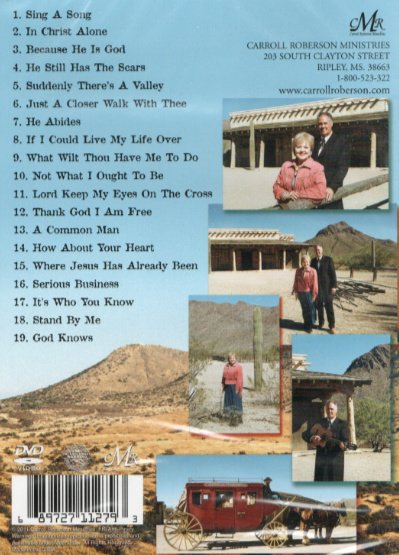 Image 1 of Heart & Soul Carroll & Donna Roberson DVD Christian Religious Music Sing a Song