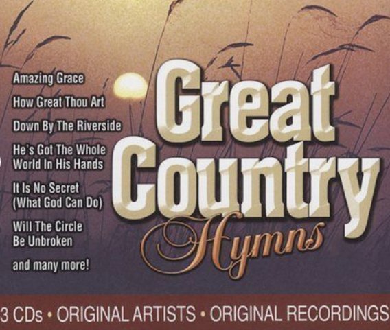 Great Country Hymns 3 CDs CD Christian Music Original Artists and Recordings
