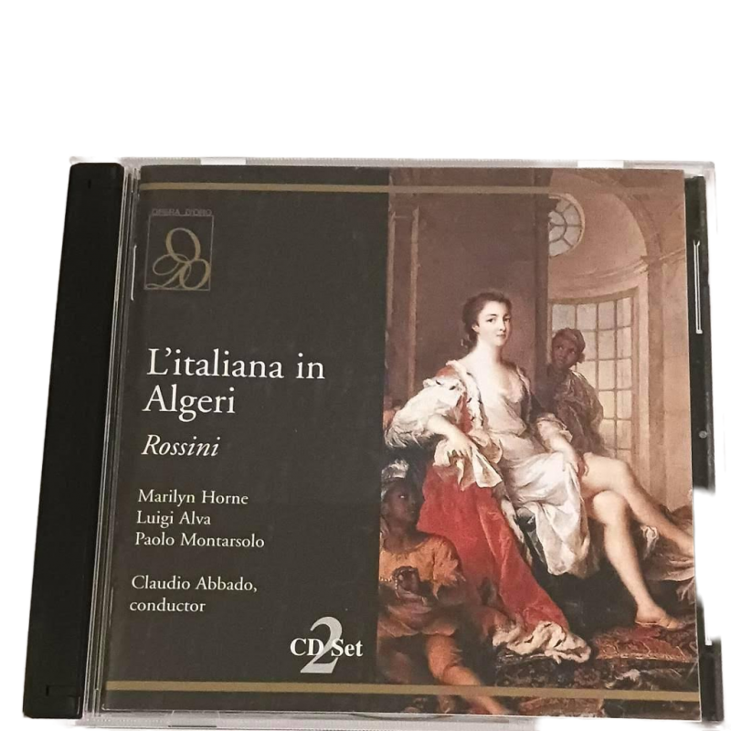 Litaliana in Algeri Gioacchino Rossini 2 CD Set Horne Alva Montarsolo Abbado