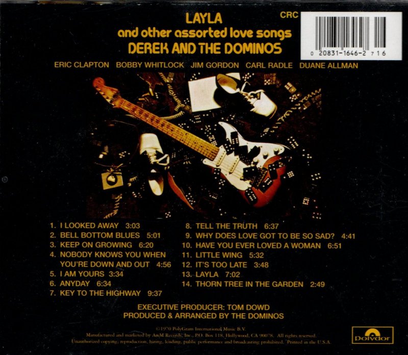 Image 1 of Derek And The Dominos Layla (CD 1996) Polydor P231820 Eric Clapton