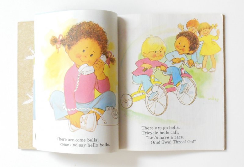 Image 2 of Rare Big Bells Little Bells Happy Day Childrens Vintage Book Ice Cream Cart 1983