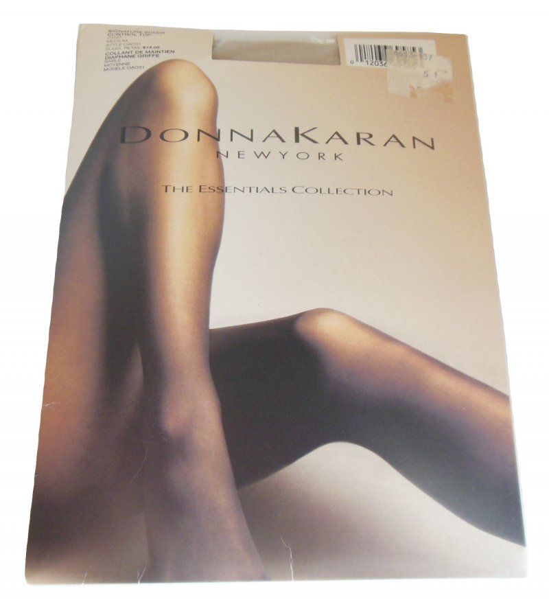 Donna Karan Hosiery Essentials Collection Pantyhose Signature Sheer Sand Medium