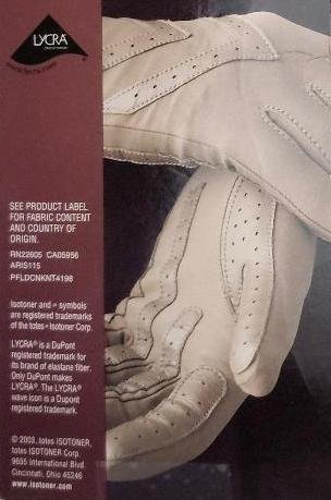 Image 3 of Women's Isotoner Gloves in Black Knit Lined One Size Stretch Classics Patterned