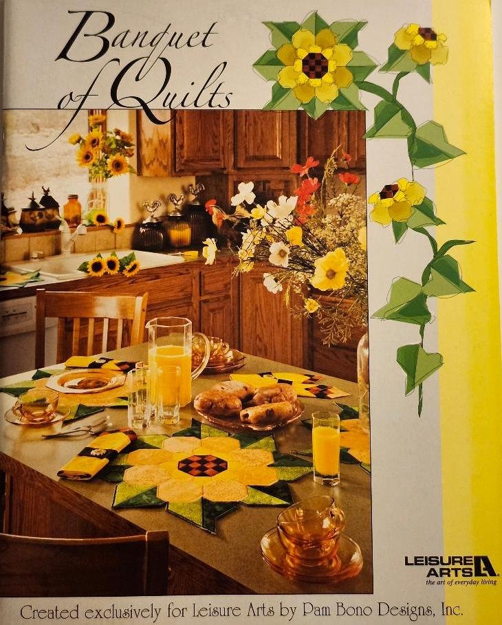 Image 0 of Banquet of Quilts Booklet Created Exclusively by Pam Bono for Leisure Arts