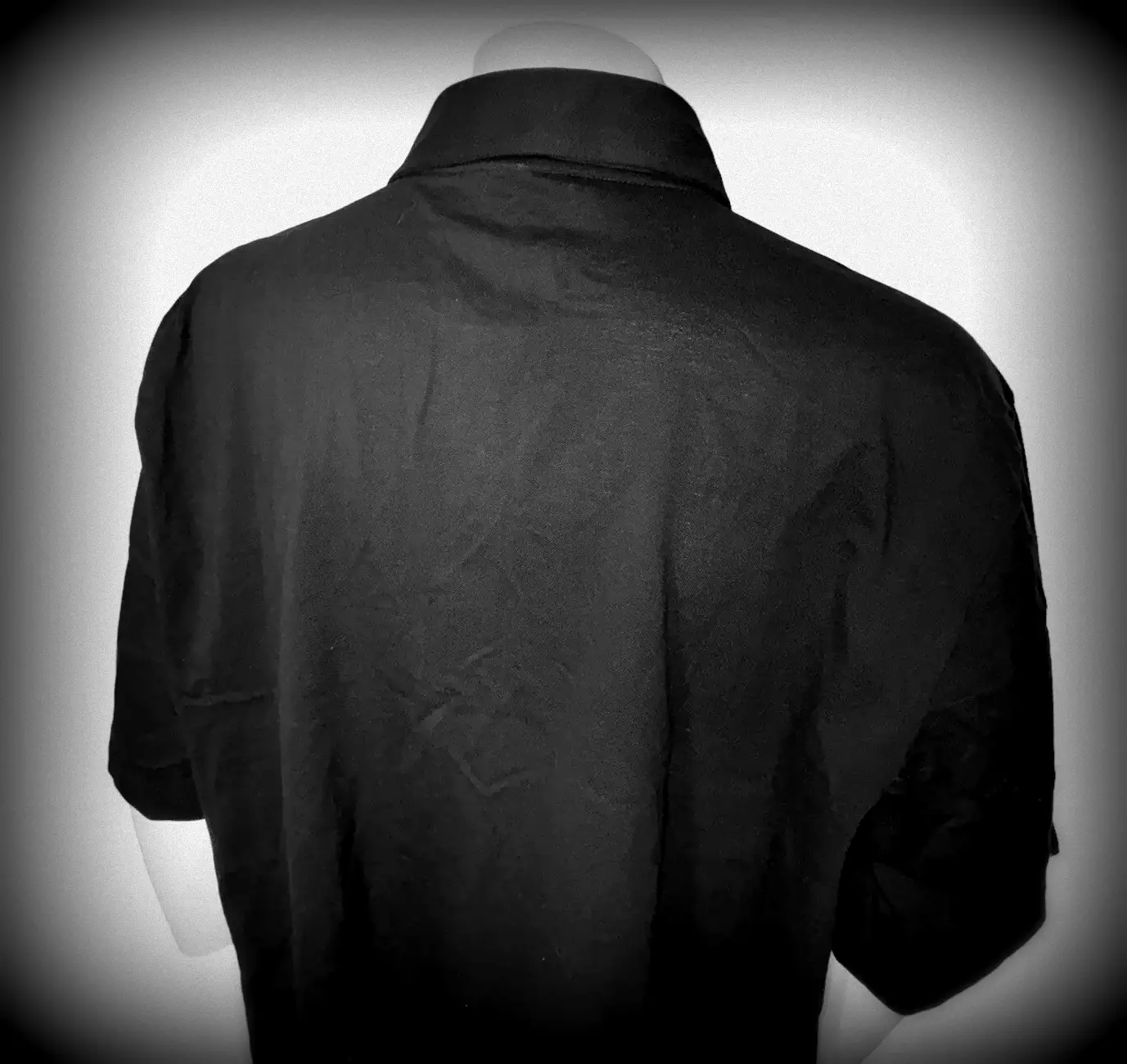 Image 2 of Men's Elite Black Golf Polo Casual Shirt w/ Collar Short Sleeve 2XL XXL Top