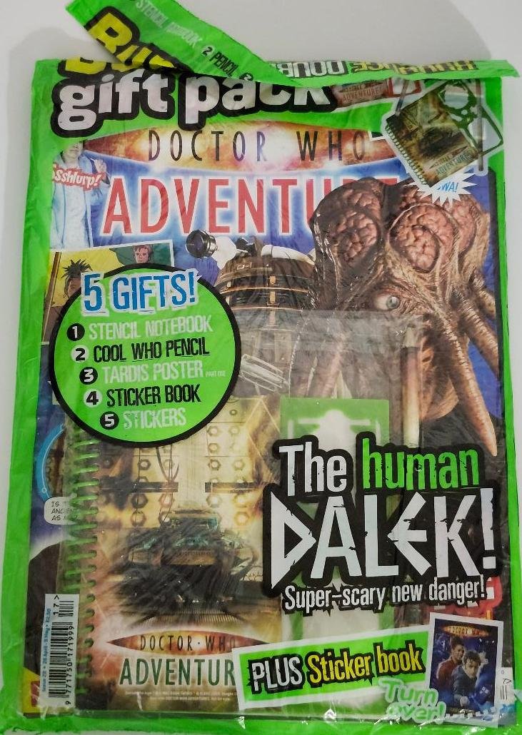 Doctor Who Magazine Bumper Gift Pack Stencil Notebook Pencil Poster Sticker Book