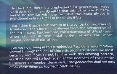 Image 1 of Studies with Stearman Series The Last Generation DVD Christianity Time Prophecy 