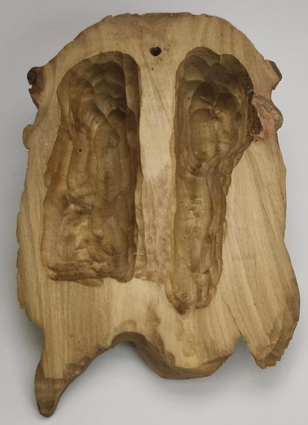 Image 4 of Jerusalem Carved Jesus Face Wall Plaque Wearing Thorn Crown Realistic Face