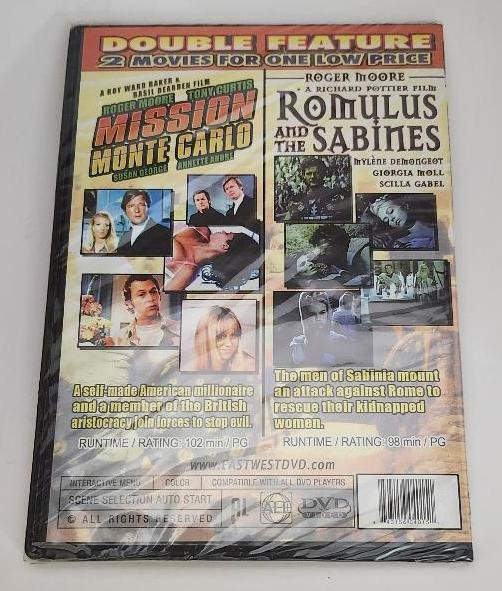 Image 1 of Double Feature Action DVD Mission Monte Carlo Romulus and the Sabines Movies