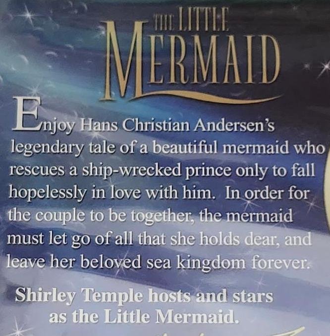 Image 2 of Shirley Temple DVD Movie Lot 4 Little Princess Everyone's Little Mermaid Darling