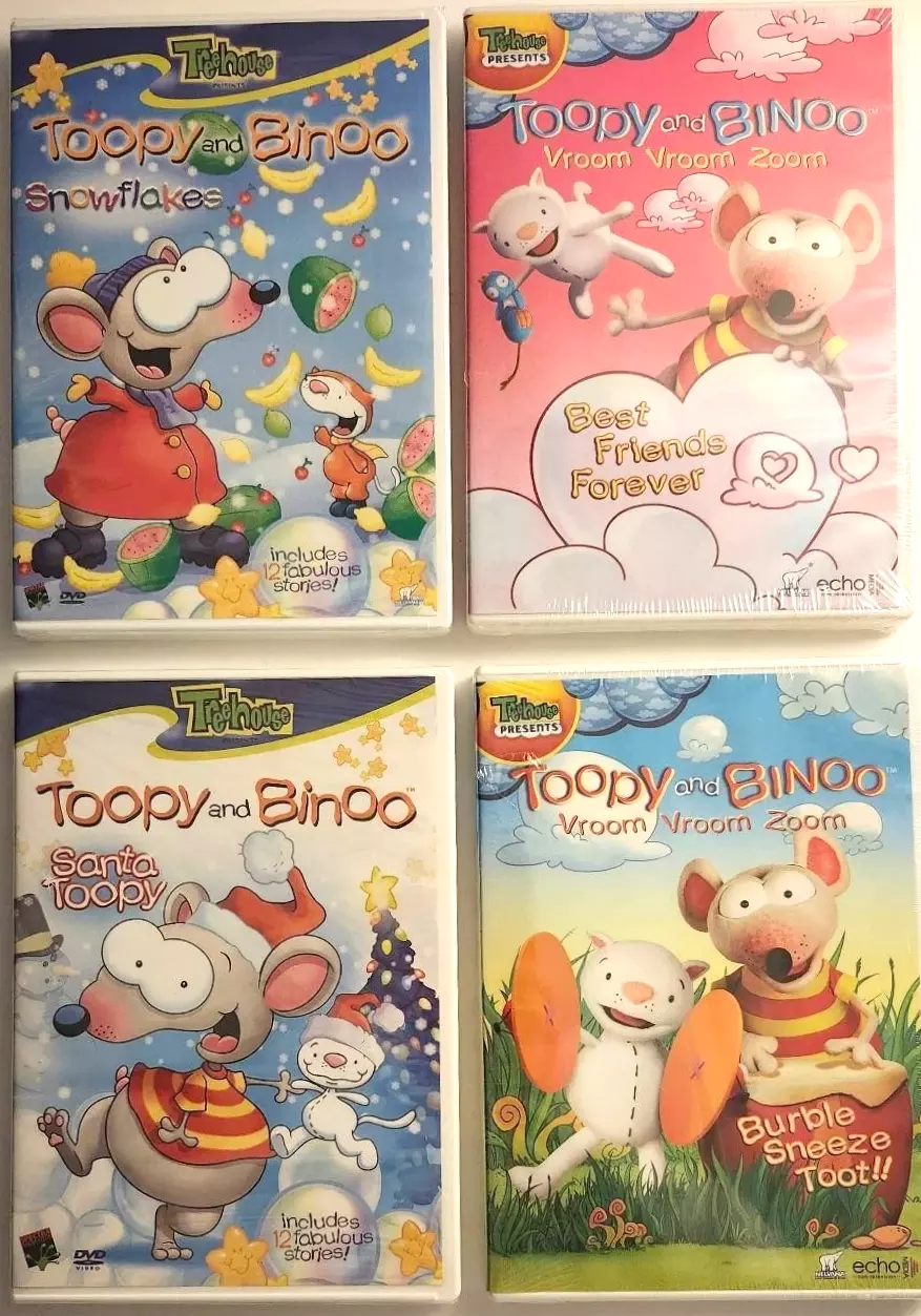 Toopy and Binoo DVD Collection Lot of Christmas and Valentine's Day Movies