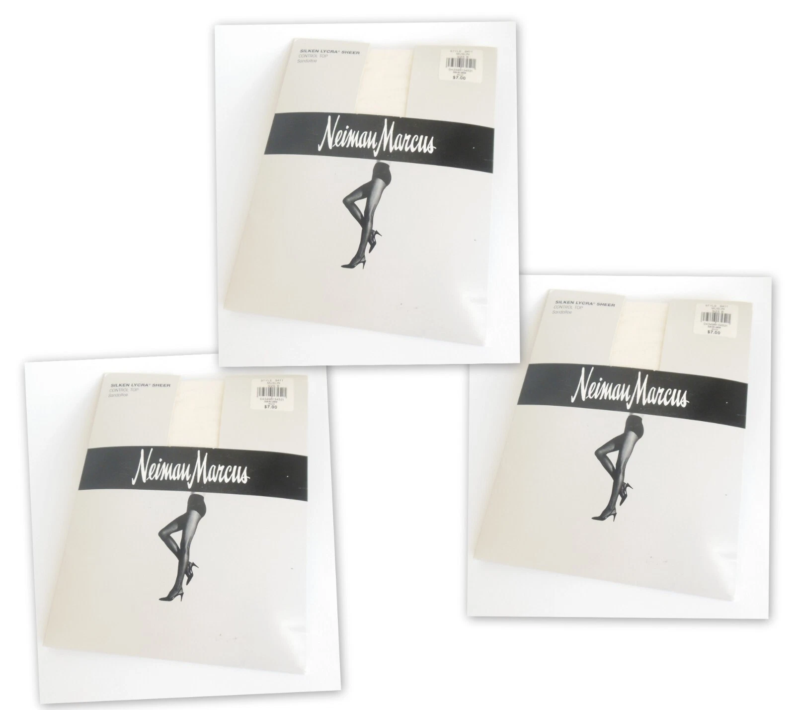 Neiman Marcus Ladies Pantyhose Muslin Sz B Hosiery Style 9411 Silken Lycra