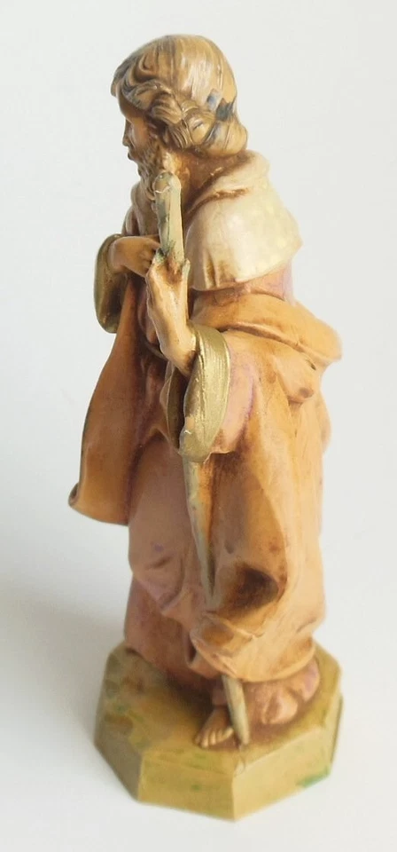 Image 1 of 1991 Fontanini Standing Joseph Figurine Statue Christmas Nativity Vintage