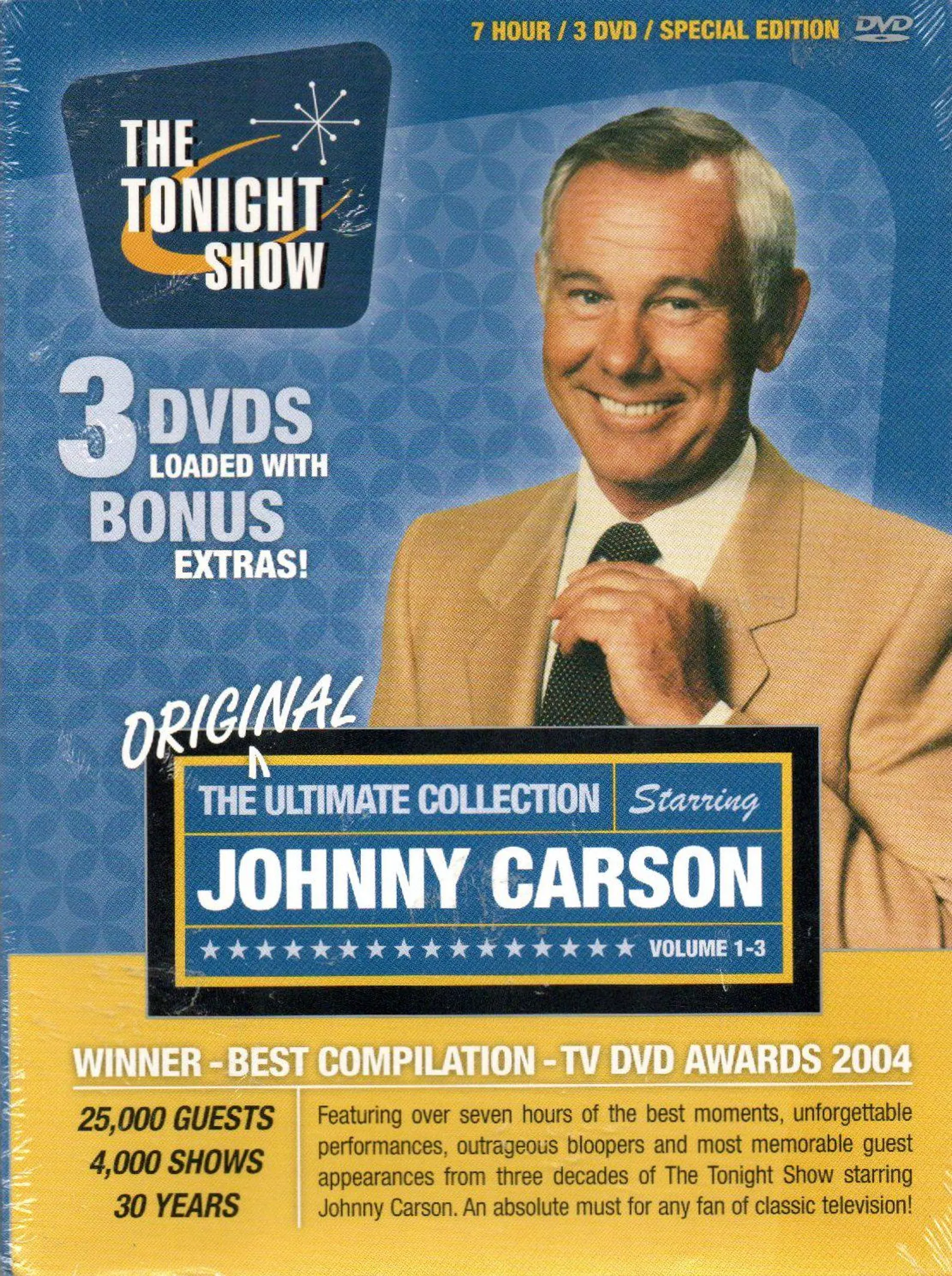 Image 0 of The Tonight Show DVD Johnny Carson The Ultimate Collection DVD 3 DVDs Volume Set
