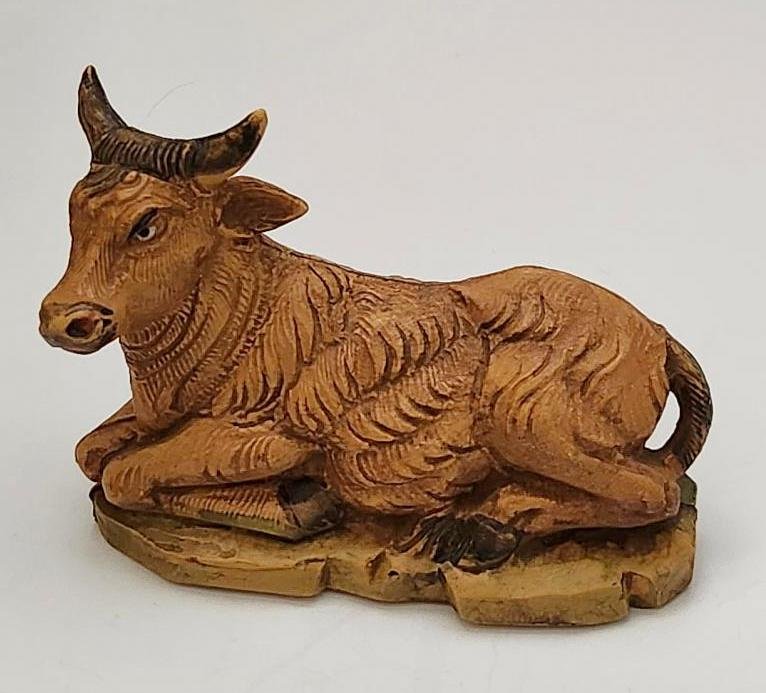 Fontanini Depose Seated Ox Italy Nativity Replacement Piece Number 105/4