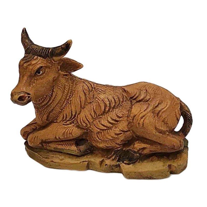 Fontanini Depose Seated Ox Italy Nativity Replacement Piece Number 105/4