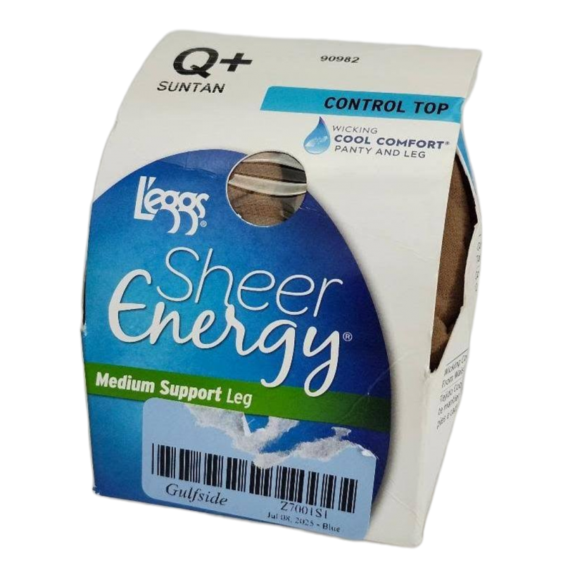 Image 0 of Womens Leggs Pantyhose Q+ Suntan Control Top Medium Support Wicking Comfort