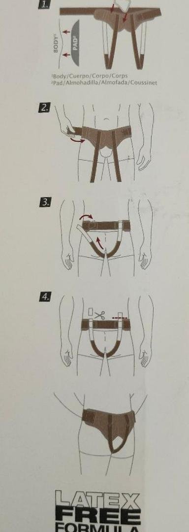 Image 3 of Men's Actimove Hernia Support Belt Size M Medium 35