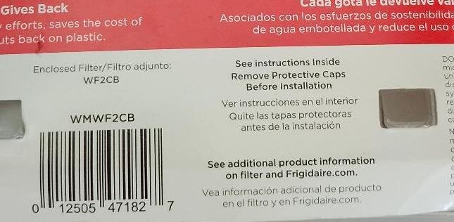 Image 4 of Frigidaire Water Filter WF2CB PureSource2 Filters Up to 99% of Contaminants