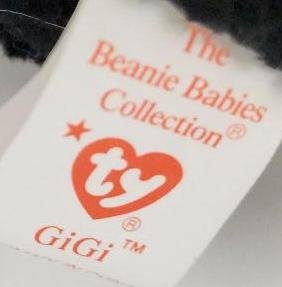 Image 6 of TY GIGI Beanie Baby Original Black Poodle w/ Error 1997 1998 Vintage