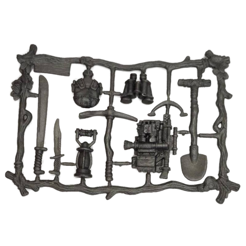 Chap Mei Animal Planet Playset Shovel binoculars + Soldier Military Accessories