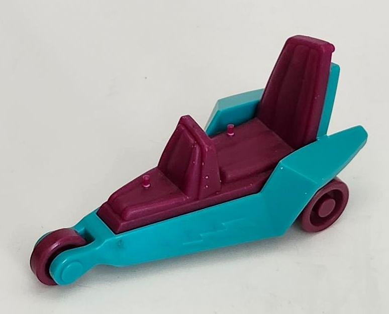 Image 1 of Littlest Pet Shop Pretend Paw Powered Cruiser on Wheels Vehicle Purple Blue
