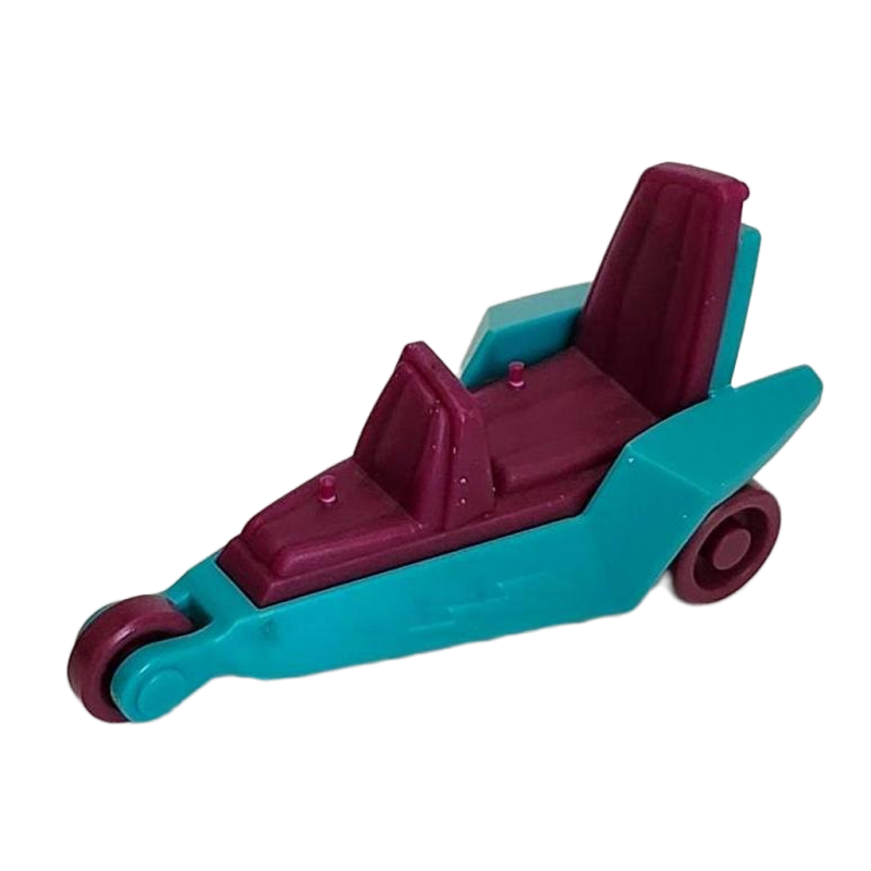 Image 0 of Littlest Pet Shop Pretend Paw Powered Cruiser on Wheels Vehicle Purple Blue