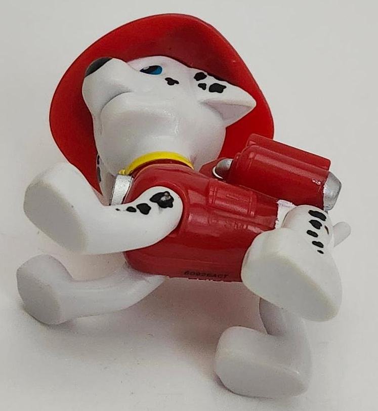 Image 2 of Paw Patrol Firefighter Rescue Dalmatian Marshall Dog Pretend Play Toy Figure