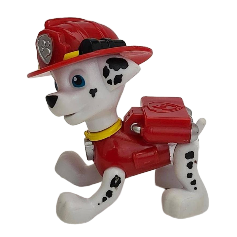 Paw Patrol Firefighter Rescue Dalmatian Marshall Dog Pretend Play Toy Figure