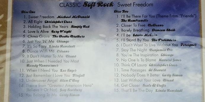 Image 1 of Classic Soft Rock Sweet Freedom 2 Disc Collection Time Life 2 CD Set 2007