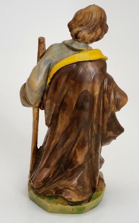 Image 3 of Fontanini Joseph w/ Cane Walking Stick 105/3 Nativity Replacement Piece Italy