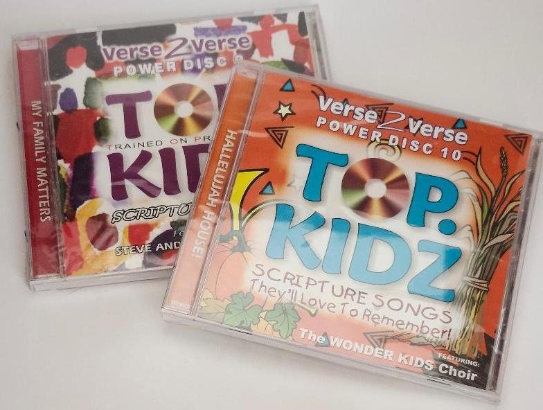 Image 1 of Top. Kidz Religious Verse 2 Verse Christian Music Scripture Songs Top Kidz CD