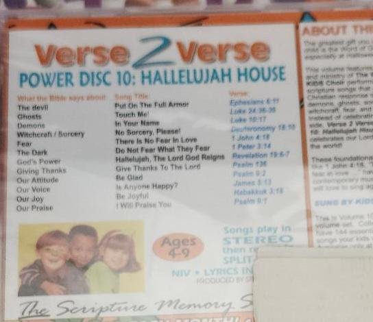 Image 3 of Top. Kidz Religious Verse 2 Verse Christian Music Scripture Songs Top Kidz CD