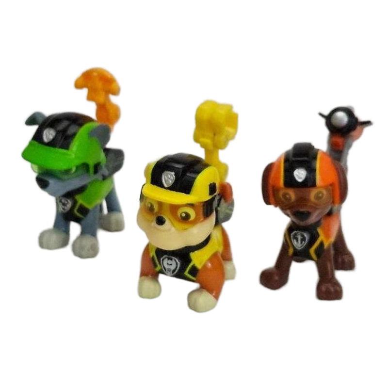 Paw Patrol Hero Pup Mission Lot of Air Patrollers Rocky Rubble Zuma Pretend Toys