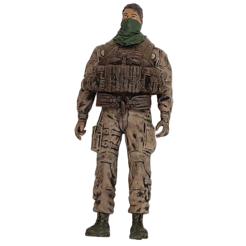 BBI Elite Force US Army Black Hawk Helicopter Pilot Action Figure Toy Face Scarf